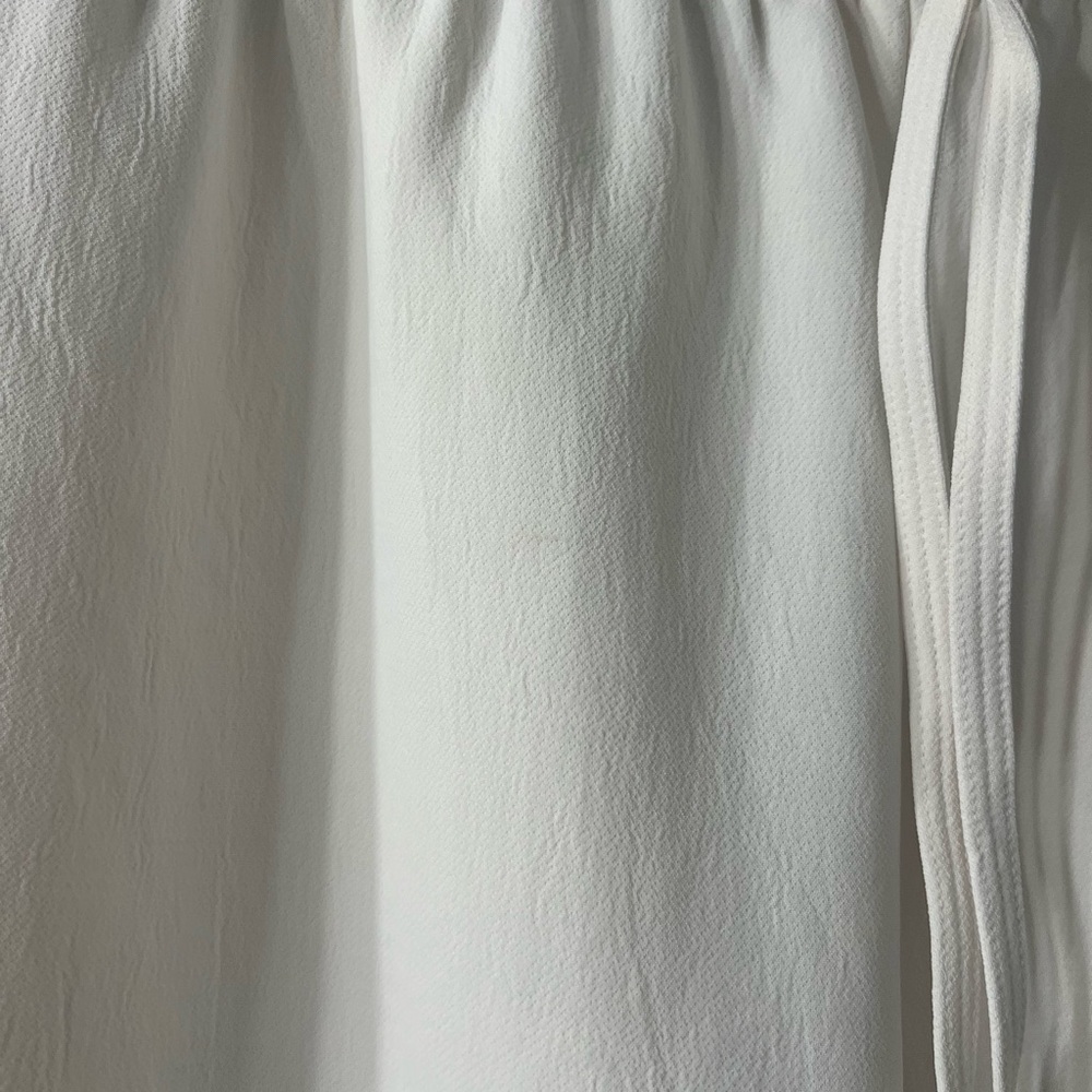 Aritzia The Lodge Crepette Cream Wide Leg Pants - Picture 3 of 6